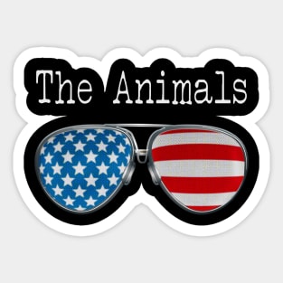 AMERICA PILOT GLASSES THE ANIMALS Sticker